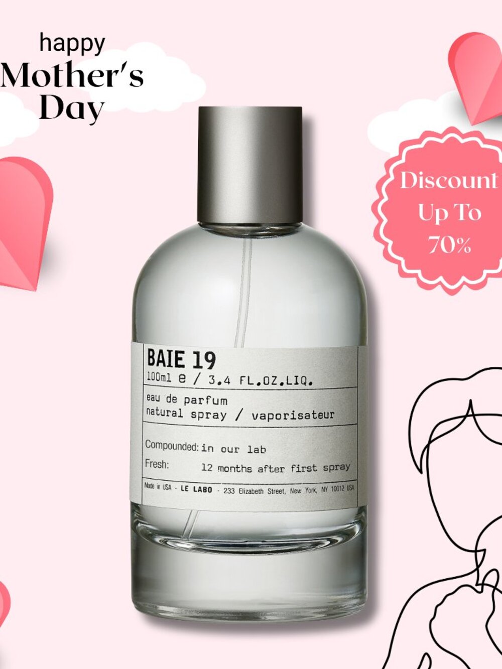 Le Labo Eau de Parfum Baie 19 - 3.4 oz